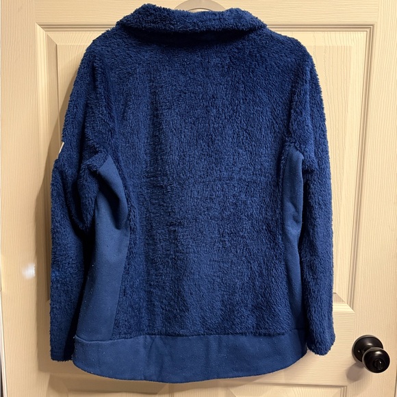 The North Face Osito Fleece Jacket Women’s Blue Full Zip Soft Plush - Picture 2 of 5